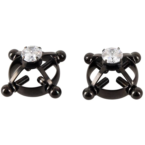 Затискачі для сосків Orion Bad Kitty Nipple Jewellery Вlack: Колір черный