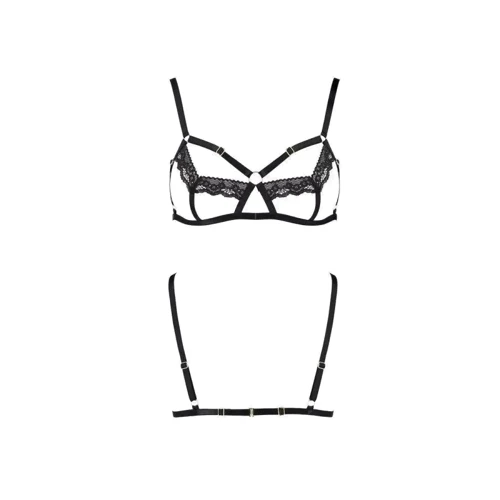 Бюстгальтер-стрепы с кружевом SOLON BRA black L/XL - Passion Exclusive: Для кого Для женщин