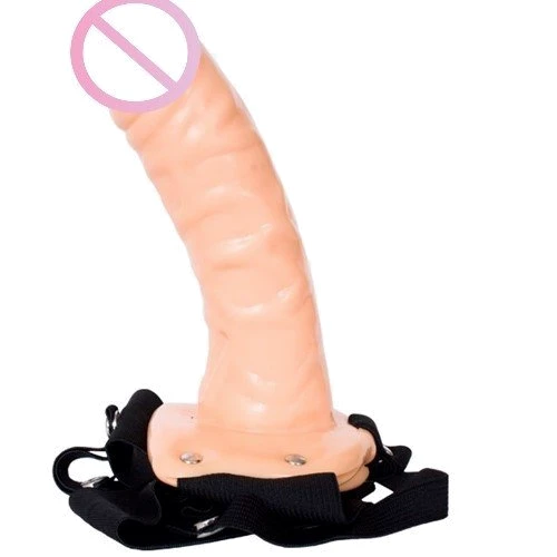 Фаллопротез Fetish Fantasy For Him or Her ​Hollow Strap-On, 15x4.5 см, телесный: Для кого Для мужчин