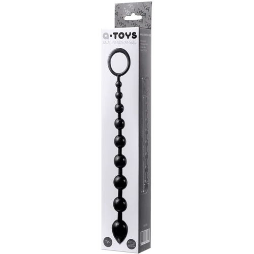 Анальний ланцюжок Toyfa A-Toys Anal Beads M-Seiz, чорний: Для кого Унисекс
