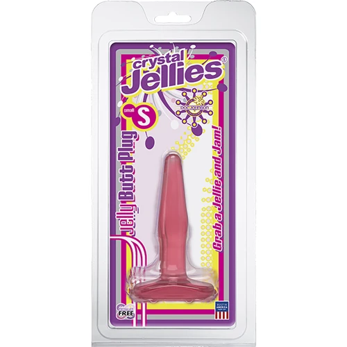 Анальная пробка Crystal Jellies Small Butt Plug, малая, 11x2 см: Для кого Унисекс