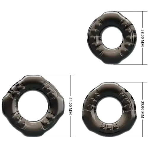 Набор из 3-х эрекционных колец COCK THREE RINGS, BI-210263: Для кого Для мужчин