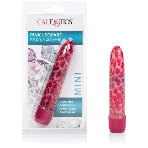 CalExotics Leopard Massager Mini пластиковый вибратор, 11x3.5 см, розовый: Для кого Для женщин