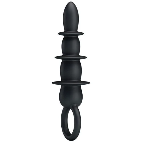 Анальный стимулятор BLACK PRETTY LOVE, BI-014539: Тип Анальные елочки