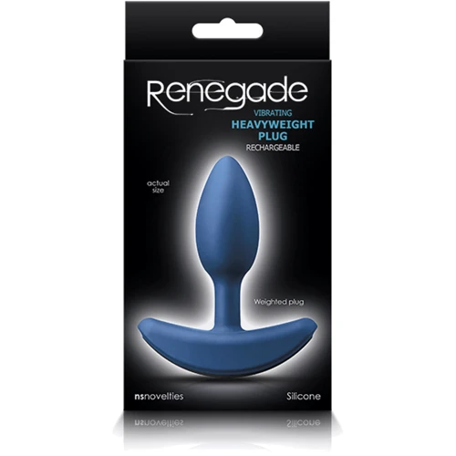 NSNovelties Renegade Heavyweight Plug - мощная утяжеленная анальная пробка, S: Для кого Унисекс
