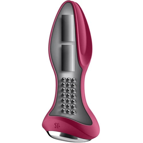Анальна смарт вібропробка із перловим масажем Satisfyer Rotator Plug 2+ Violet: Тип Анальные пробки