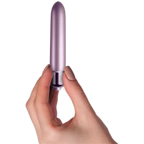 Вібратор Rocks Off RO-90mm Touch of Velvet Soft Lilac: Тип і форма Вибропули