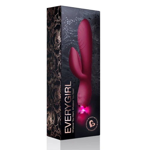 Rocks Off Every Girl вибратор 12x3.5 см, красный: Назначение Вагинальные