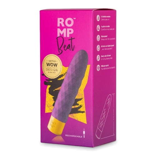 Мини вибратор с аккумулятором Romp Beat, 15х3.3 см: Для кого Для женщин