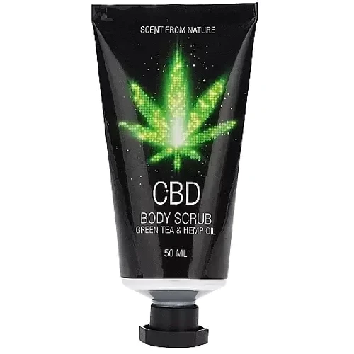 Набір після ванни та душу CBD Gift set - GREEN TEA & HEMP OIL (4 предмети) фото 3