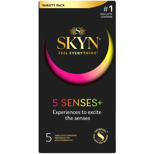 Набір презервативів SKYN 5 Senses+ 5 шт