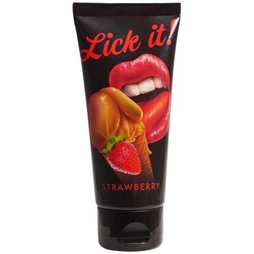 Лубрикант оральний Lick-it Strawberry, 100 мл