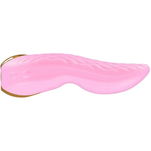 Вибратор для клитора Shunga Aiko Light Pink, гибкие кончики: Тип управления Кнопочное