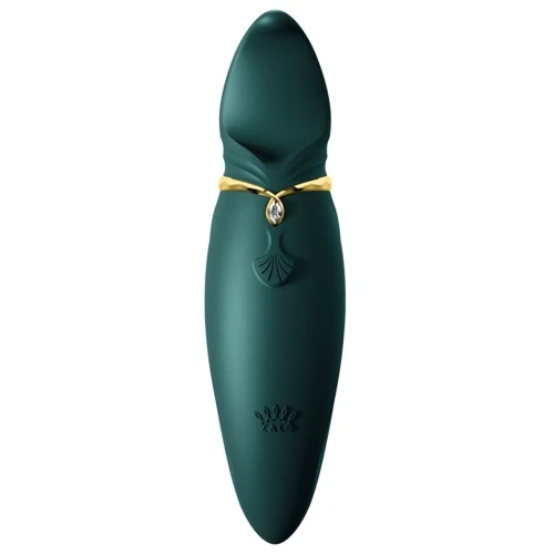 Вібратор 2в1 з язичком Zalo - Hero Jewel Green (кристал Swarovski): Для кого Для жінок