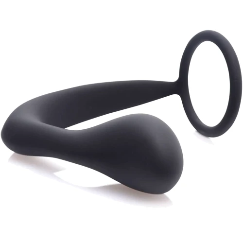 Стимулятор простати Prostatic Play Explorer II Prostate Stimulator And Cock Ring (чорний): Тип Массажеры простаты