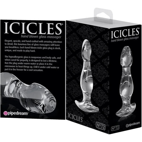 Анальная пробка Icicles No 72, 9.2x2.9 см: Для кого Унисекс