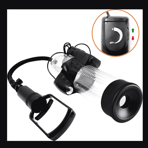 Вакуумна помпа з вібростимуляцією LYBAILE - Penis Enlargement System 9,8'' Vibration (BM-010066B) фото 7