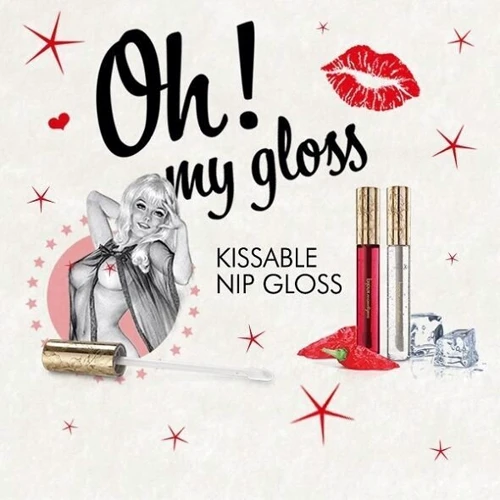 Набор блесков для сосков Bijoux Indiscrets Kissable Nip Gloss DUET (2х13 мл): Тип Блеск для сосков