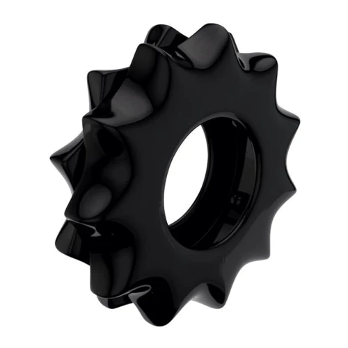 Эрекционное кольцо LoveToy POWER PLUS Cockring, Black фото 5
