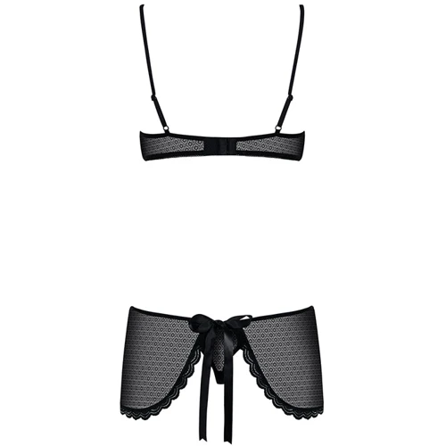 Еротичний костюм Obsessive Maidme chemise, L / XL: Розмір L