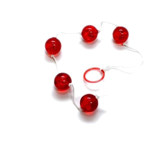 Анальные шарики Clear Anal Beads Large, 2.0 см