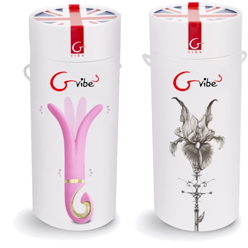 Gvibe 3 Candy Pink - анатомічний вибромассажер, 17х3.5 см: Тип і форма Вібромасажер