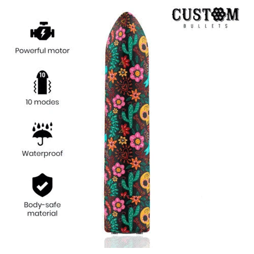 Мощная вибропуля Custom Bullets Skull: Тип и форма Вибропули