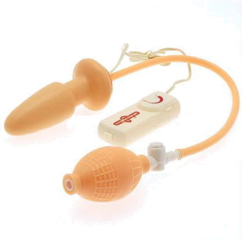 Анальная пробка-расширитель с вибрацией Butt Plug Vibrator With Pump