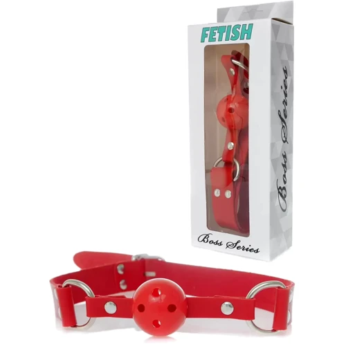 Кляп Fetish Boss Series - Ball Gag rubber Red 2 (BS6100034) фото 7