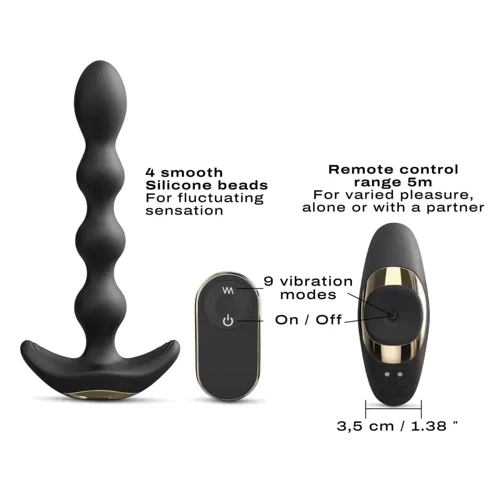 Анальний вібратор Dorcel Flexi Balls: Тип і форма Вібромасажер