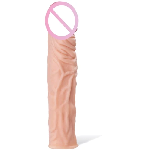 Насадка на член Toyfa A-Toys SoftSkin Boost 7.7"