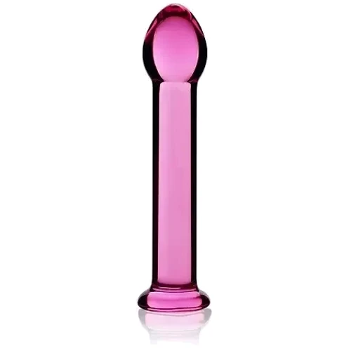 Стеклянный фаллоимитатор Love Toy Glass Romance Dildo 7" Pink: Назначение Вагинальные