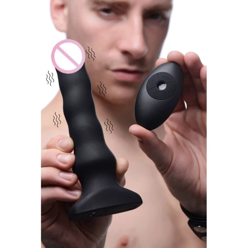Вибратор с функцией волн Thunderplugs Silicone Vibrating Squirming Plug with Remote Control: Для кого Унисекс
