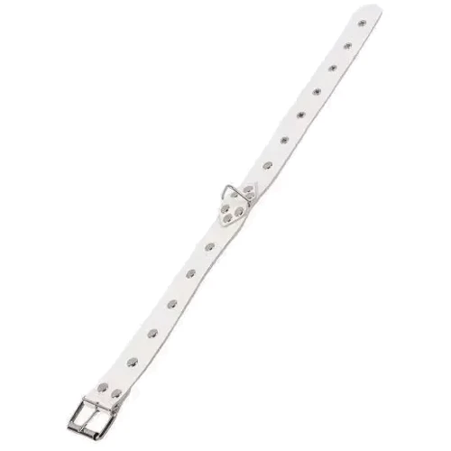 Ошейник Leather Restraints Collar, white: Цвет белый
