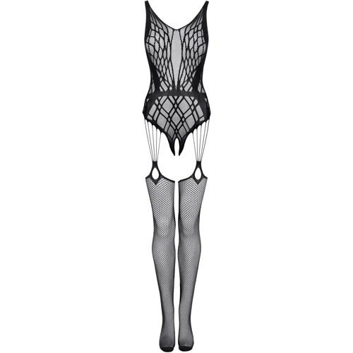 Бодистокинг Obsessive Bodystocking G324 black XL/XXL: Декор Без декора