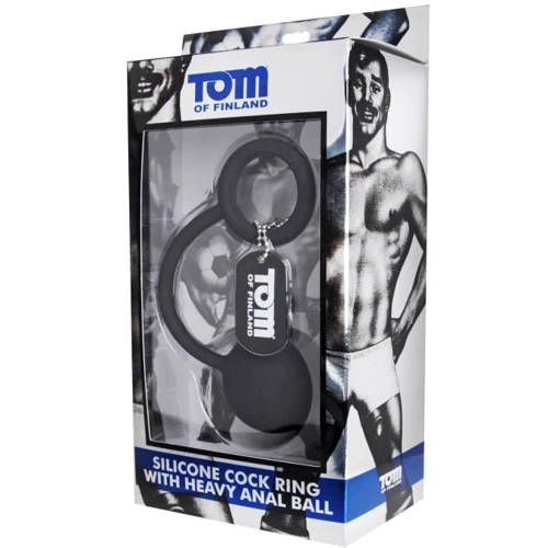Анальный шарик Tom of Finland Silicone Cock Ring with Heavy Anal Ball: Для кого Для мужчин