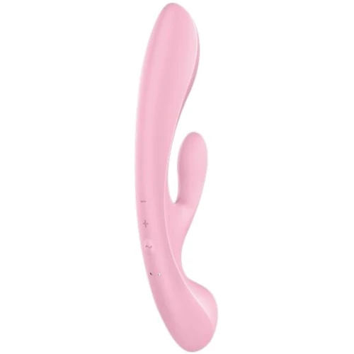 Двосторонній вібратор-кролик Satisfyer Triple Oh Pink, 3 мотори, руків’я-масажер: Для кого Для жінок