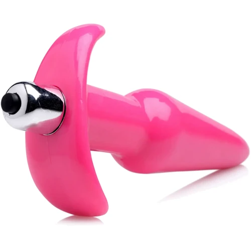 Анальная пробка с вибрацией Frisky Smooth Vibrating Anal Plug Pink: Тип Анальные пробки