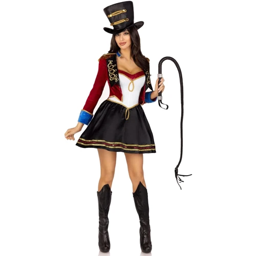 Костюм циркачки Leg Avenue Classic Ringmaster Costume M: Декор ґудзики, Паєтки