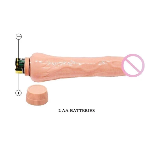 Вібратор реалістичний BARBARA 9.8'' Dryad MULTI-SPEED VIBRATOR, BW-001072R: Тип і форма У вигляді члена