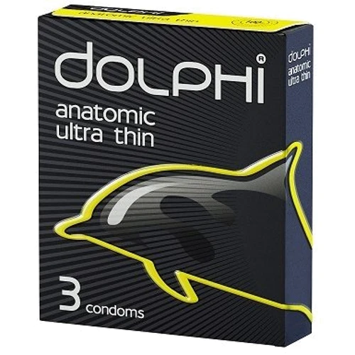 Презервативи DOLPHI Анатомічні надтонкі 3 шт