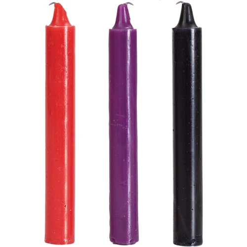 БДСМ свечи низкотемпературные Doc Johnson Japanese Drip Candles - 3 Pack Multi-Colored: Производитель Doc Johnson