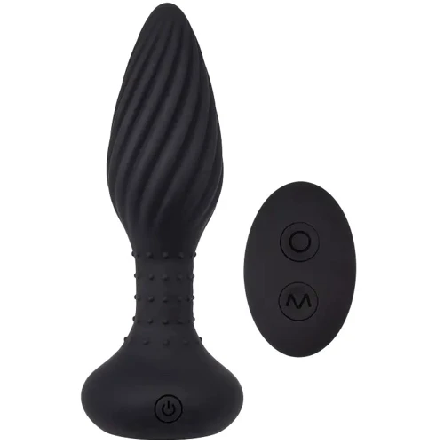 Анальный плаг с вибрацией CHISA Breakout Pro - Frisky Beaded, Black
