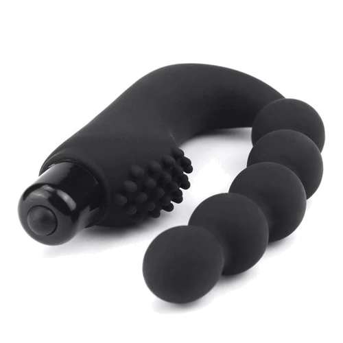 Анальный вибростимулятор LOVETOY Anal beads Vibrating: Материал Силикон