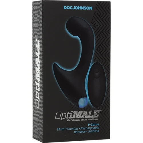 Doc Johnson OptiMale Vibrating P-Curve with Wireless Remote - масажер простати: Для кого Для чоловіків