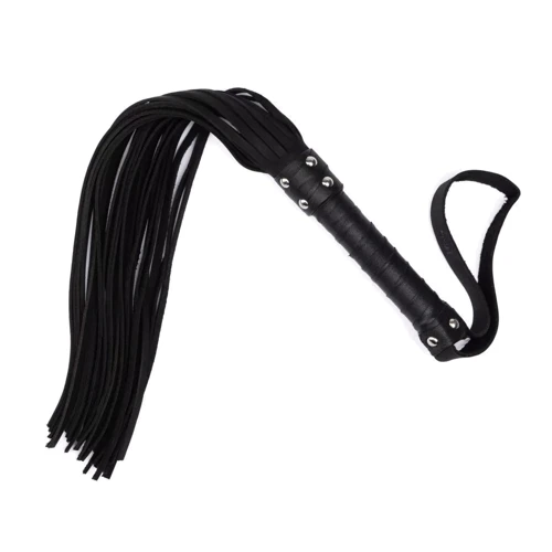 Флогер з натуральної шкіри Flirty Hard Leather - Black, BG-00002: Виробник Flirty