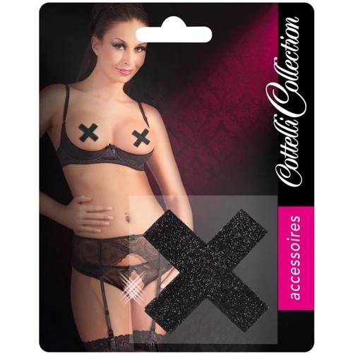 Украшения для сосков Orion Cottelli Collection Nipple Sticker X: Применение На грудь