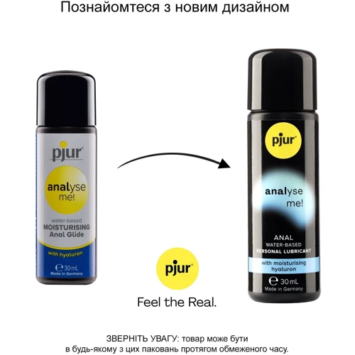 Анальная смазка pjur analyse me! Comfort water glide 30 мл на водной основе с гиалуроном: Тип Анальные