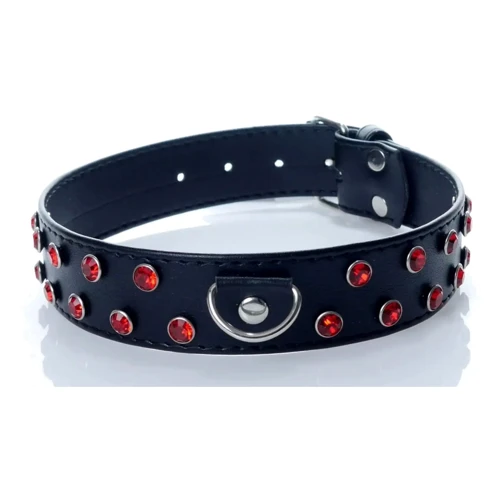 Ошейник с кристаллами Fetish Boss Series - Collar Red Crystal (BS3300122)