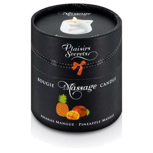 Массажная свеча Plaisirs Secrets Pineapple Mango (80 мл): Объем, мл 80